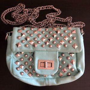 Mint Studded Purse